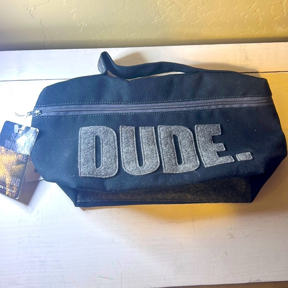 NWT Alexandra Ferguson DUDE medium travel bag.